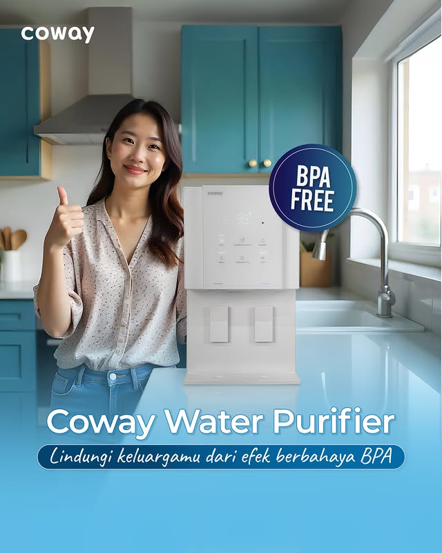 dispenser merk coway CHP-7310R OMBAK - 081310590963